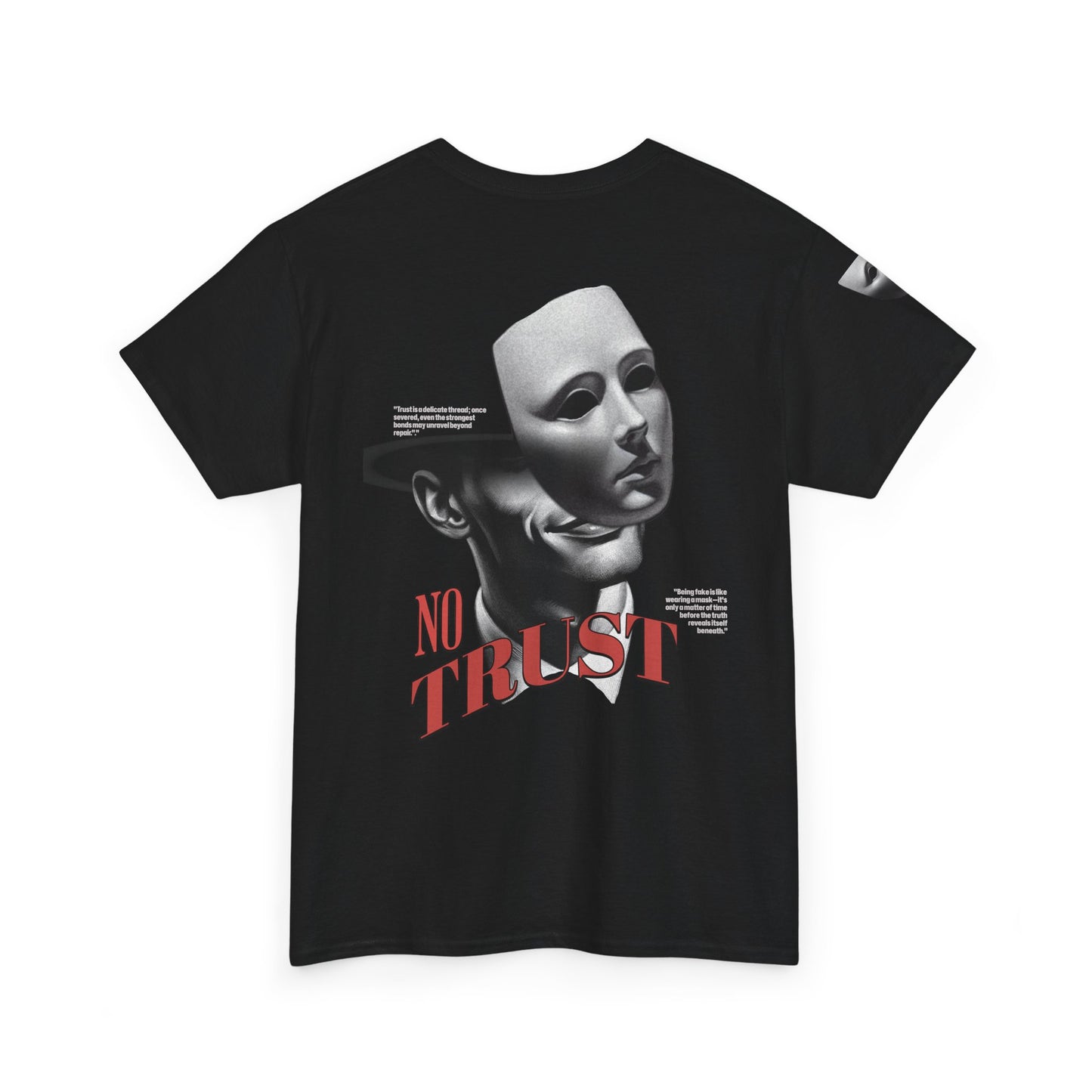 'NO TRUST'  GRAPHIC TEE